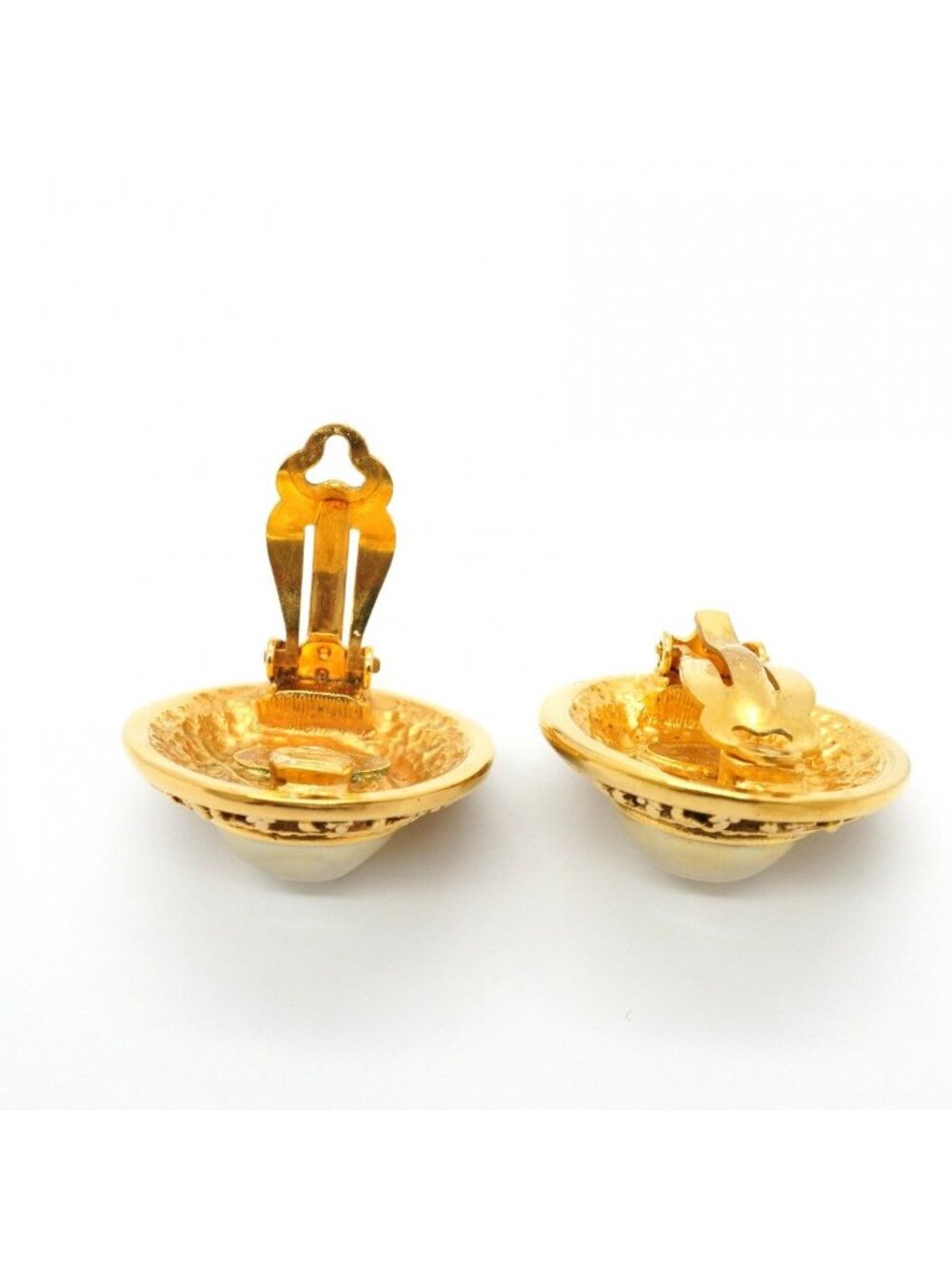 Chanel Earrings Vintage Gold - Picture 3 of 6